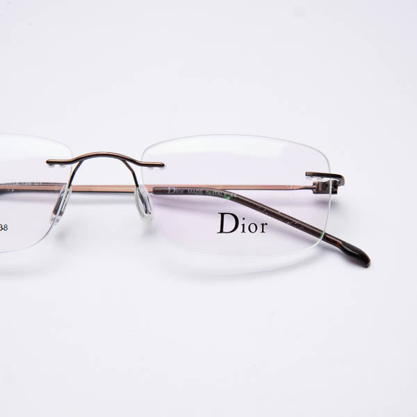 DIOR-RIMLESS-BROWN